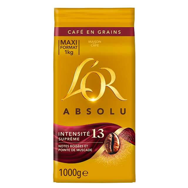 L'OR Espresso Café En Grain Absolu 13 – 1Kg