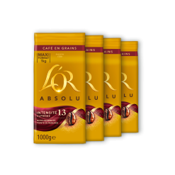 L'OR Espresso Café En Grain Absolu 13 - 4X1Kg