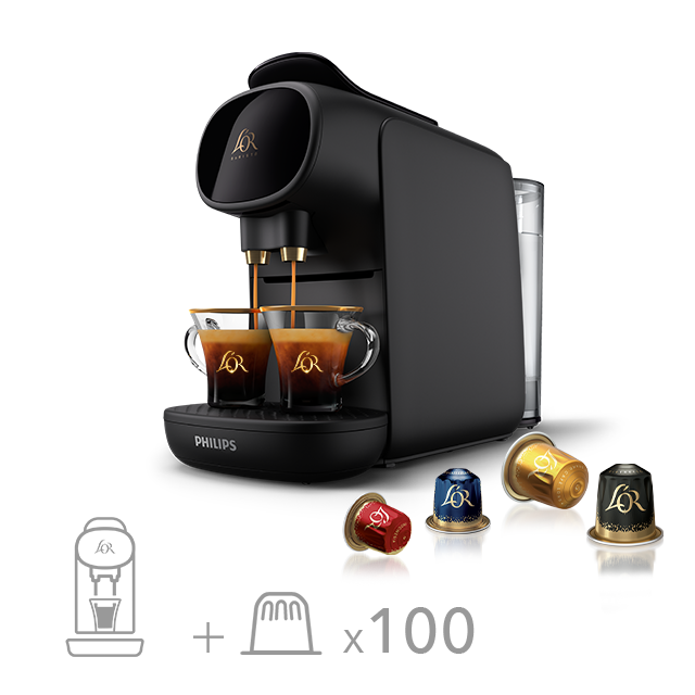 L'OR Espresso Lot Machine L'OR BARISTA Sublime + 100 Capsules