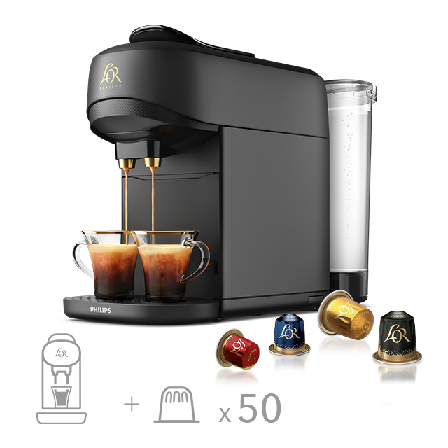 L'OR Espresso Lot L’OR BARISTA Absolu Deep Black + 50 Capsules