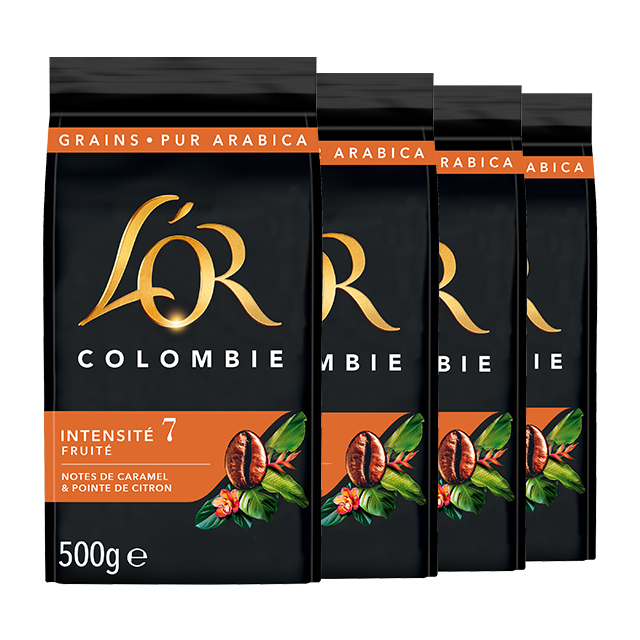 L'OR Espresso Café En Grain Colombia - 4X500G