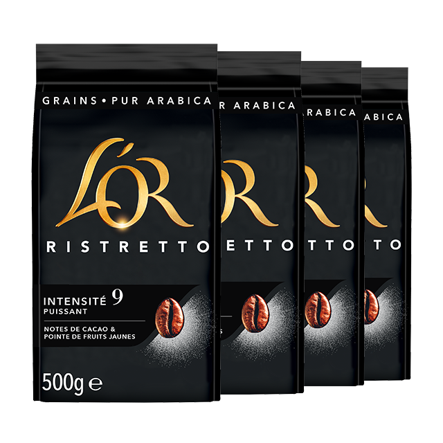 L'OR Espresso Café En Grain Ristretto 4X500G